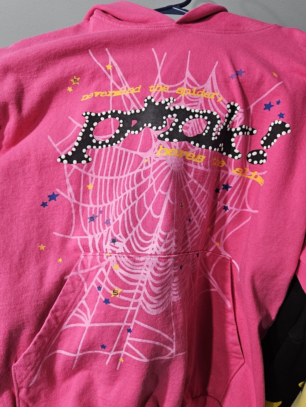 Pink Sp5der Graphic Hoodie
